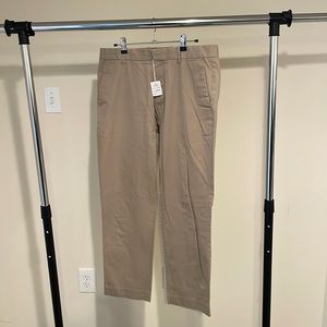 Gap Tailored Tan Khaki Slim Fit Pant 33/30